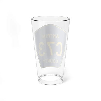 Antrim County C-73 (Michigan) (Road Sign) Pint Glass 16oz - Go Mug Yourself