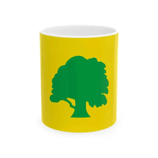 Antsla valla lipp (Estonia) White Coffee Mug 11oz - Go Mug Yourself