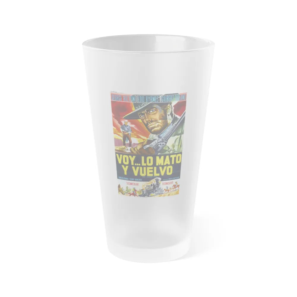 ANY GUN CAN PLAY (2) 1967 Movie Poster - Frosted Pint Glass 16oz-Go Mug Yourself