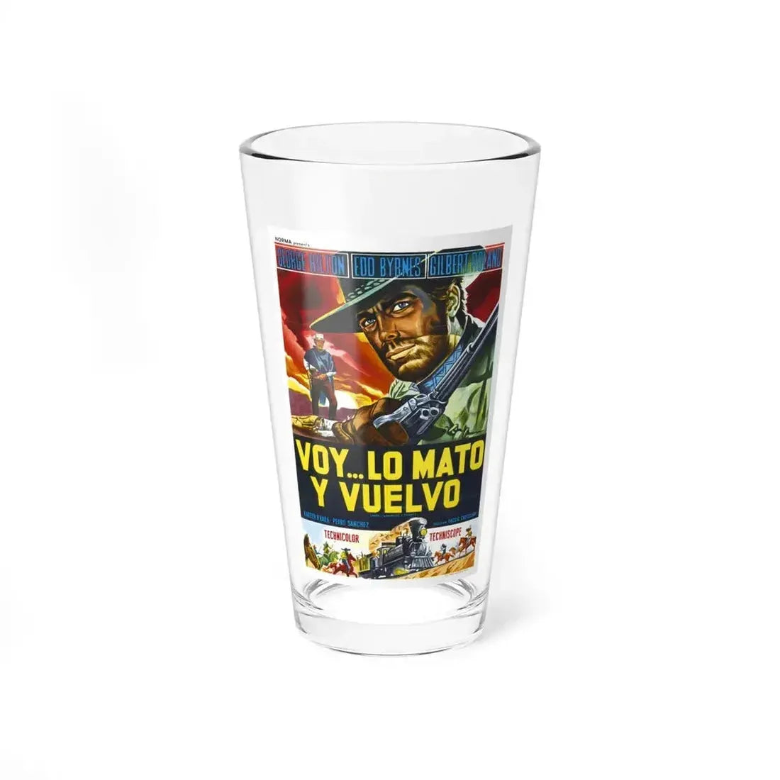 ANY GUN CAN PLAY (2) 1967 Movie Poster - Pint Glass 16oz 16oz - Go Mug Yourself