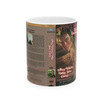 ANY WHICH WAY YOU CAN (VHS COVER) - White Coffee Mug 11oz - Go Mug Yourself