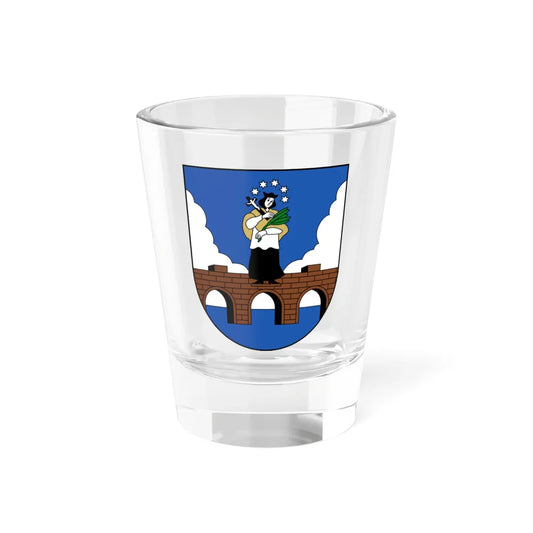 Anykščiai COA (Lithuania) (Coat of Arms) Shot Glass 1.5oz 1.5oz - Go Mug Yourself