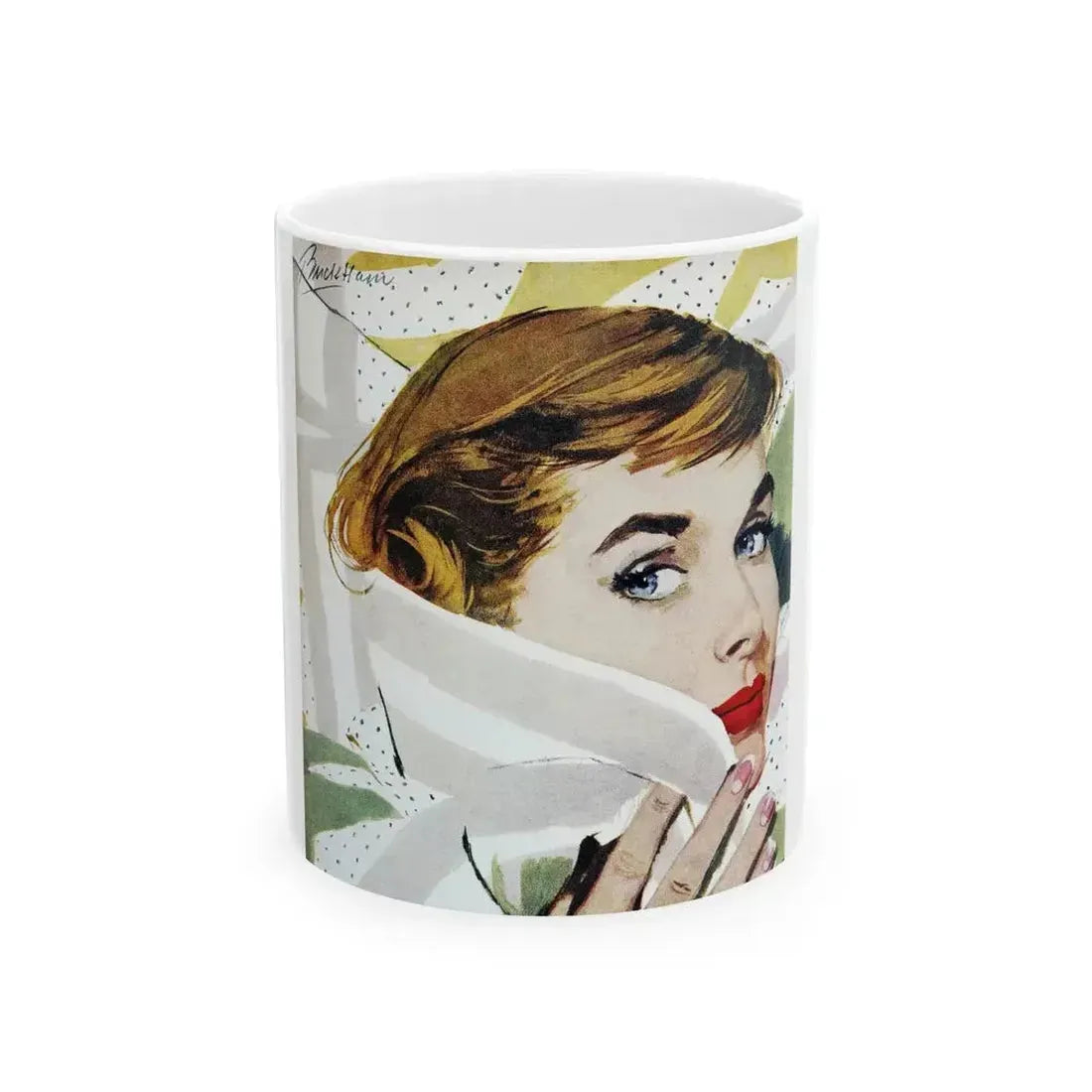 Anyone You Know, Good Housekeeping, June 1957 - White Coffee Mug 11oz - Go Mug Yourself