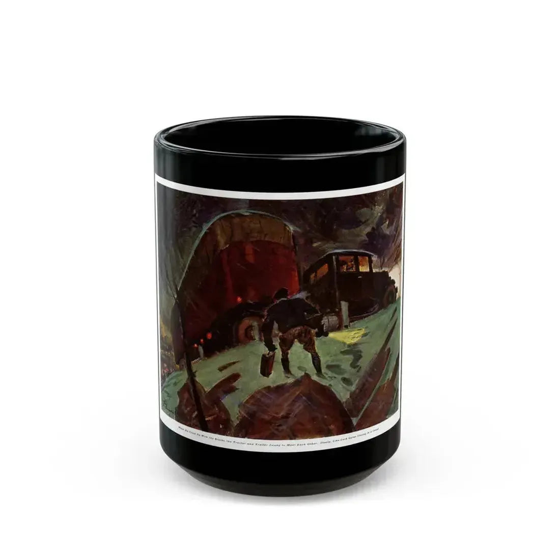 Anything Can Happen, 1937 - Black Coffee Mug 15oz - Go Mug Yourself