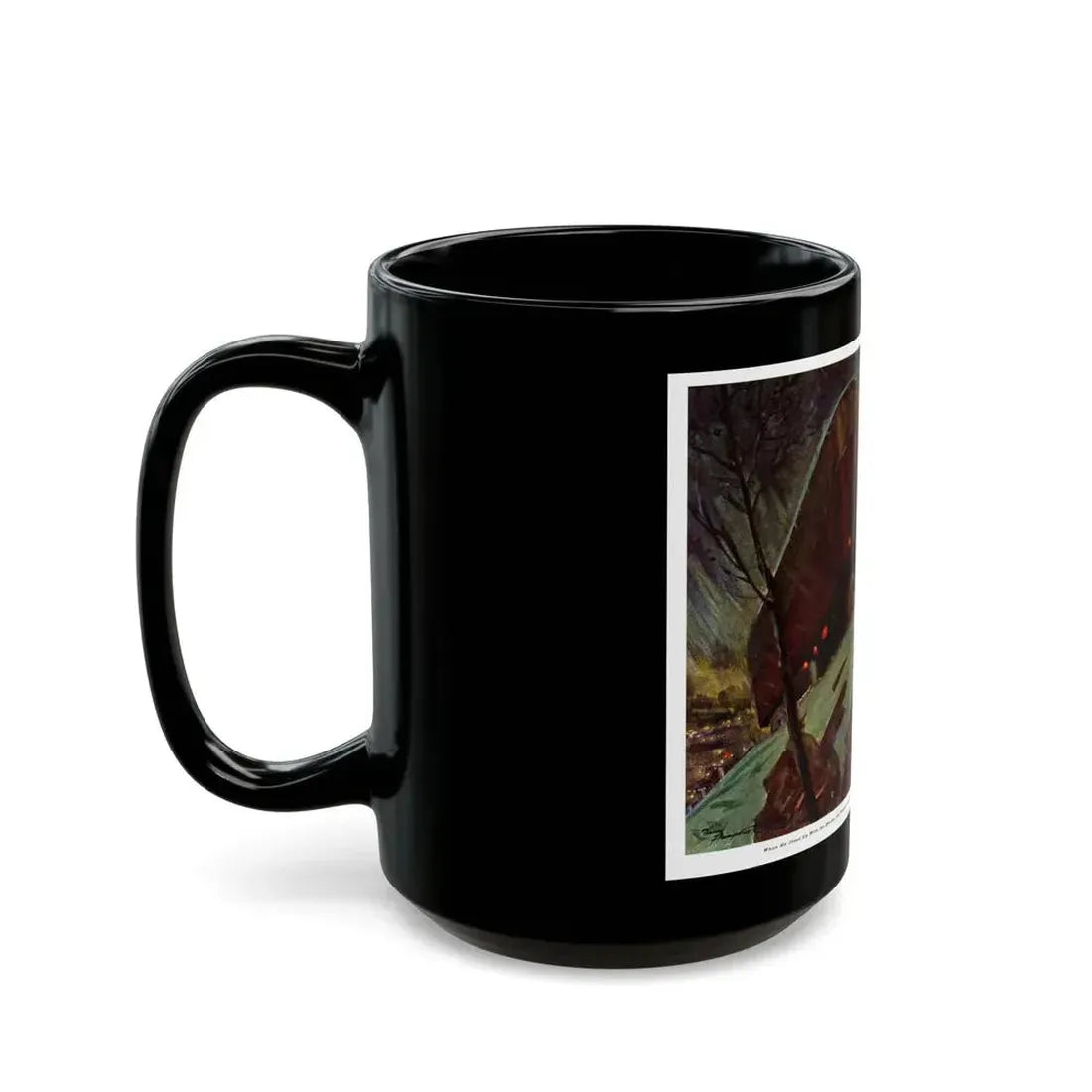 Anything Can Happen, 1937 - Black Coffee Mug - Go Mug Yourself
