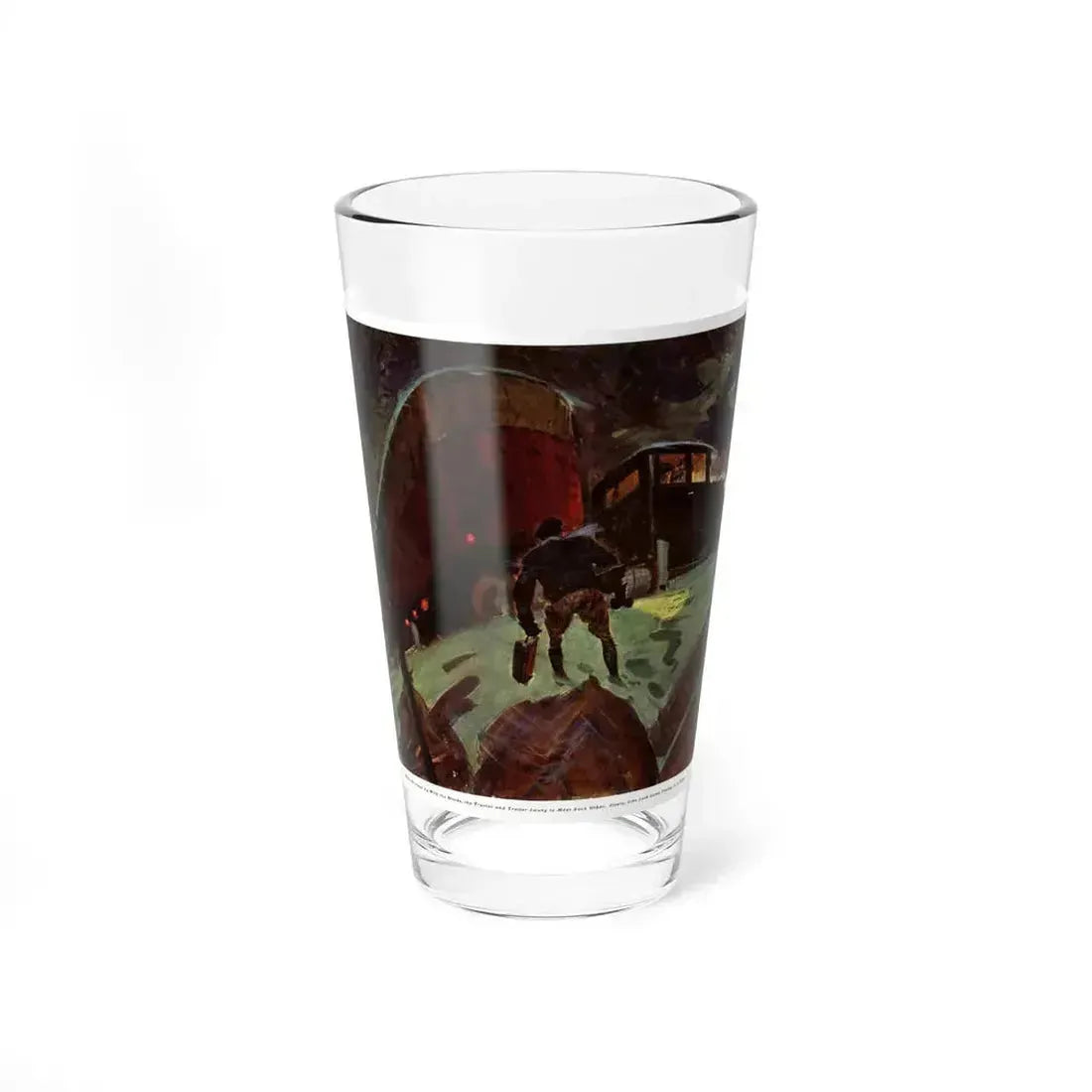 Anything Can Happen, 1937 (Magazine Illustration) Pint Glass 16oz - Go Mug Yourself
