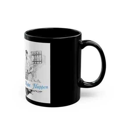 Anything Might Happen (1), Blue Book Magazine, January 1941 - Black Coffee Mug - Go Mug Yourself