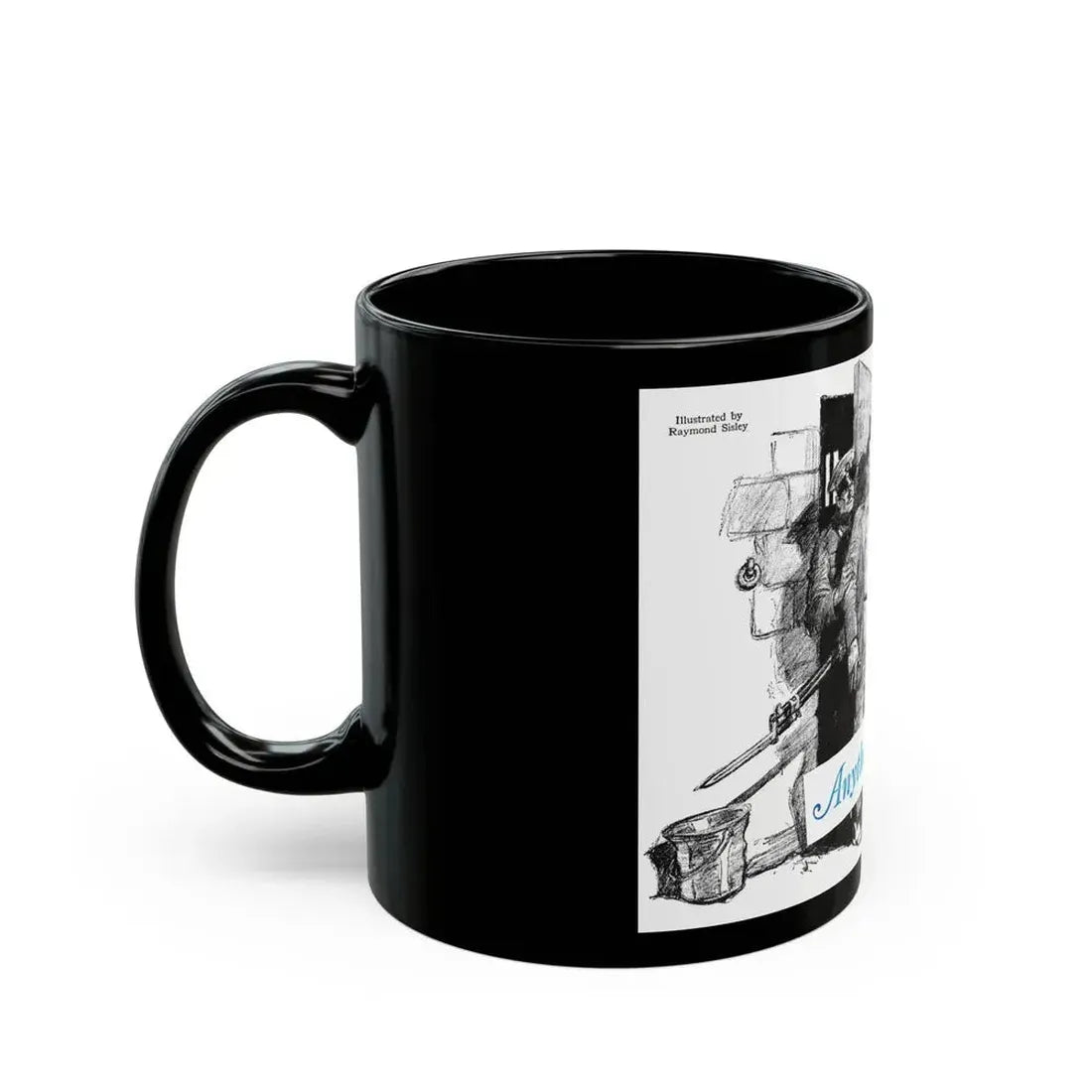 Anything Might Happen (1), Blue Book Magazine, January 1941 - Black Coffee Mug - Go Mug Yourself