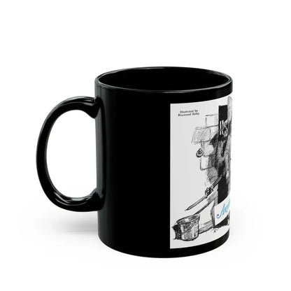 Anything Might Happen (1), Blue Book Magazine, January 1941 - Black Coffee Mug - Go Mug Yourself