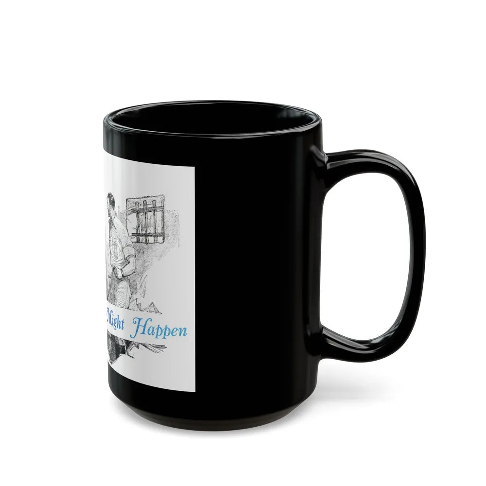 Anything Might Happen (1), Blue Book Magazine, January 1941 - Black Coffee Mug-Go Mug Yourself