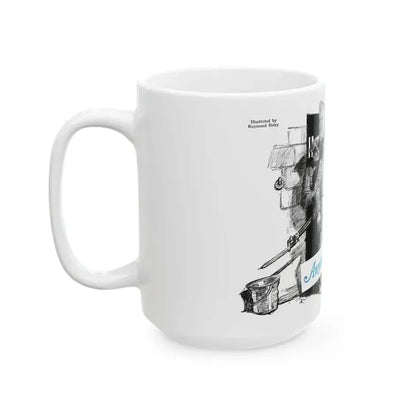 Anything Might Happen (1), Blue Book Magazine, January 1941 - White Coffee Mug - Go Mug Yourself