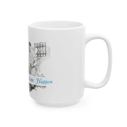 Anything Might Happen (1), Blue Book Magazine, January 1941 - White Coffee Mug - Go Mug Yourself