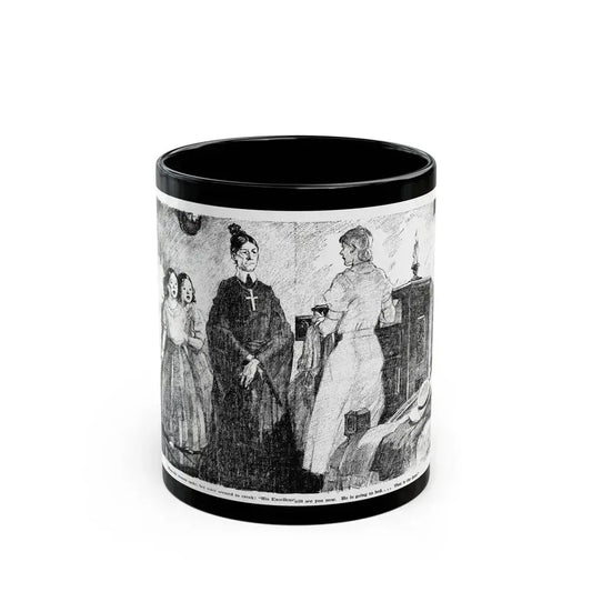 Anything Might Happen (2), Blue Book Magazine, January 1941 - Black Coffee Mug 11oz - Go Mug Yourself