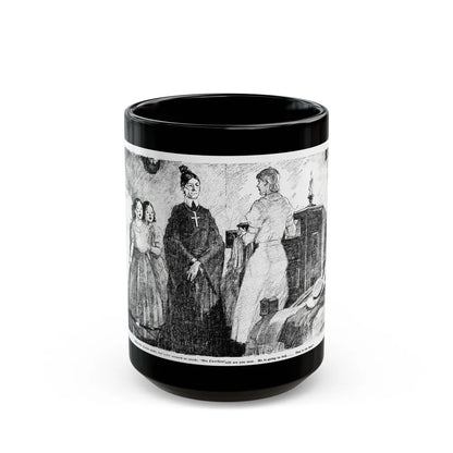 Anything Might Happen (2), Blue Book Magazine, January 1941 - Black Coffee Mug-15oz-Go Mug Yourself