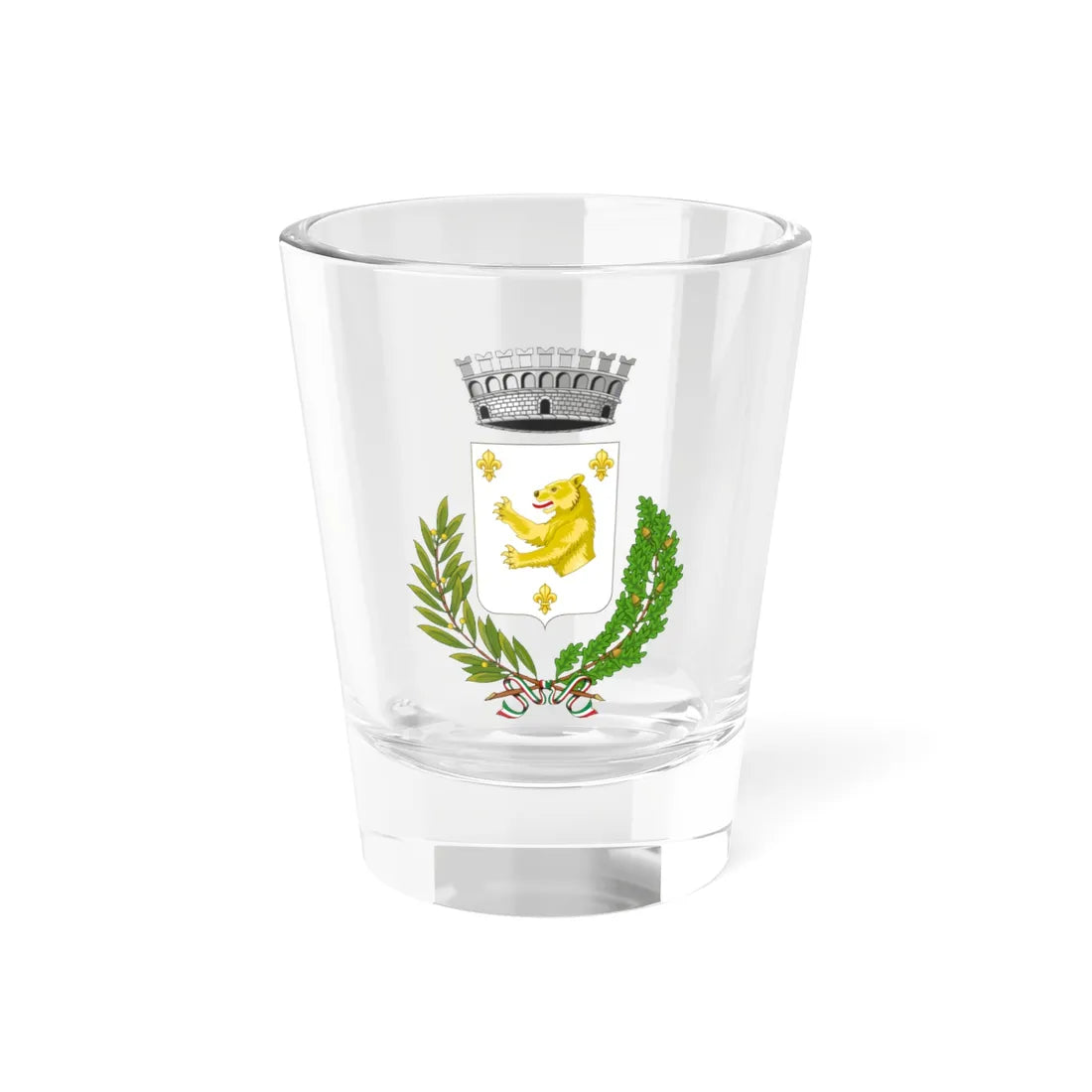 Anzola dellEmilia-Stemma (Italy) (Coat of Arms) Shot Glass 1.5oz 1.5oz - Go Mug Yourself