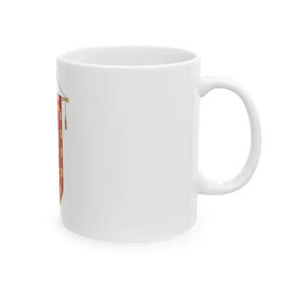 Aosta-Gonfalone (Italy) White Coffee Mug - Go Mug Yourself