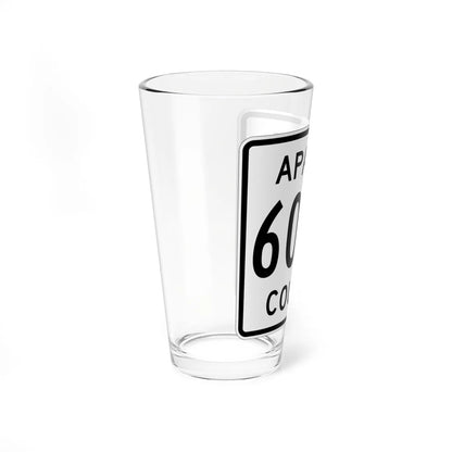 Apache County 6040 (Arizona) (Road Sign) Pint Glass 16oz - Go Mug Yourself