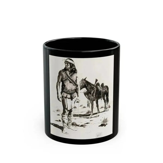 Apache Indian - Black Coffee Mug 11oz - Go Mug Yourself