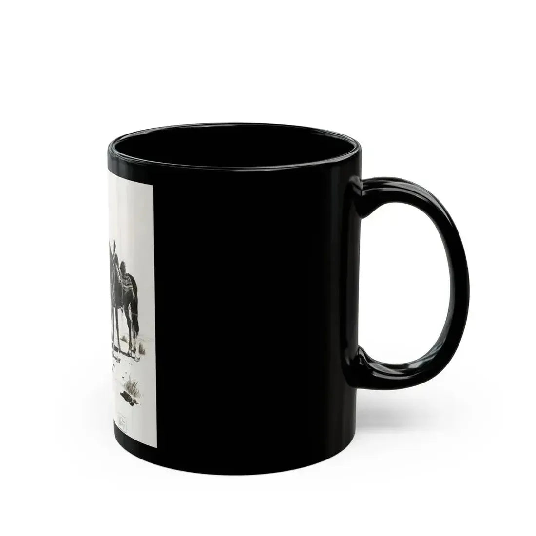 Apache Indian - Black Coffee Mug - Go Mug Yourself
