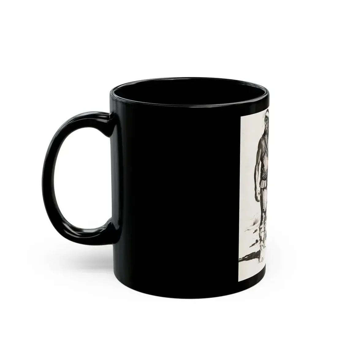 Apache Indian - Black Coffee Mug - Go Mug Yourself