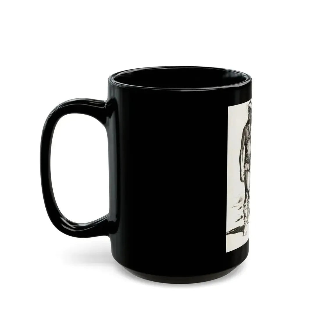 Apache Indian - Black Coffee Mug - Go Mug Yourself