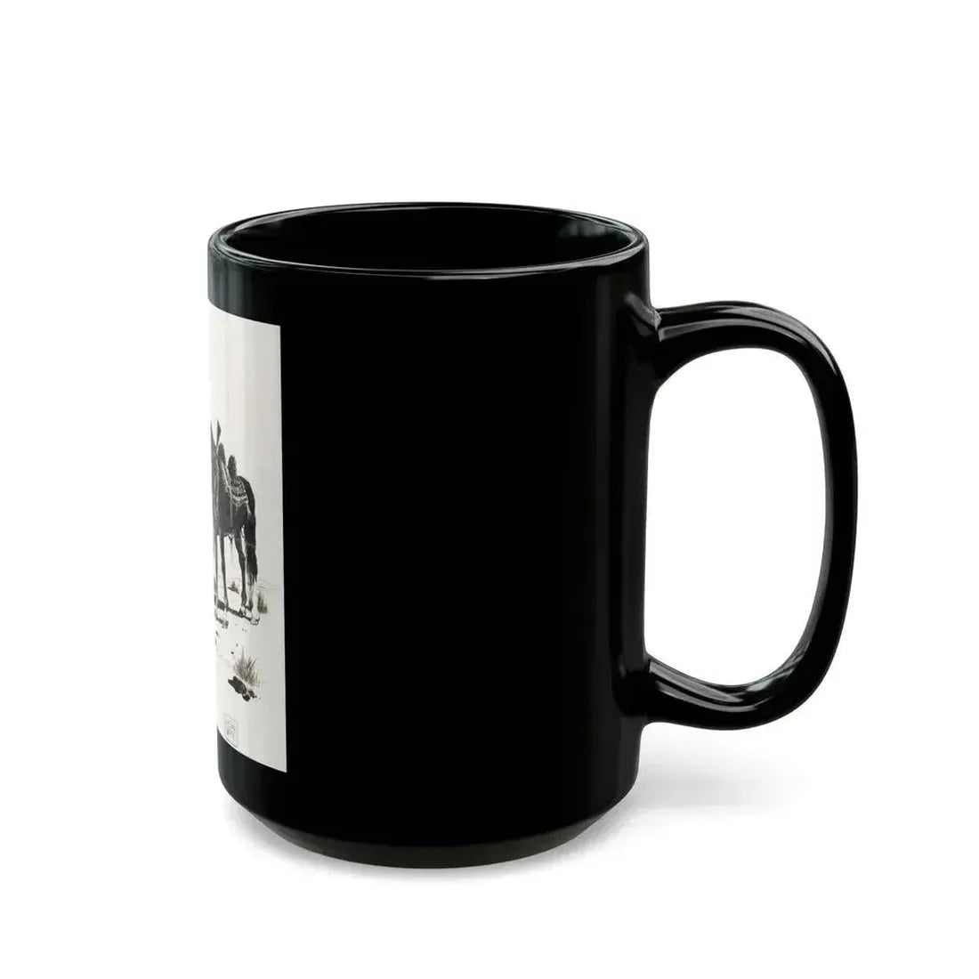 Apache Indian - Black Coffee Mug - Go Mug Yourself