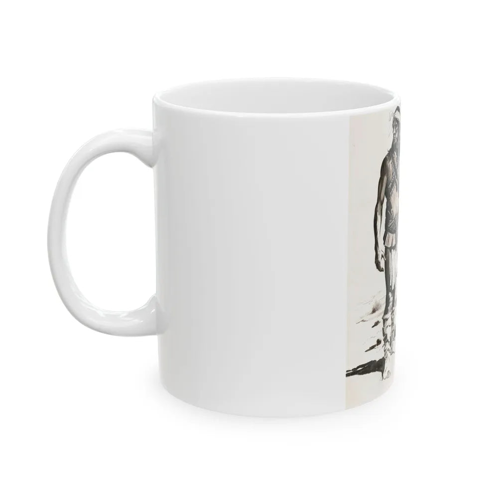 Apache Indian - White Coffee Mug-Go Mug Yourself