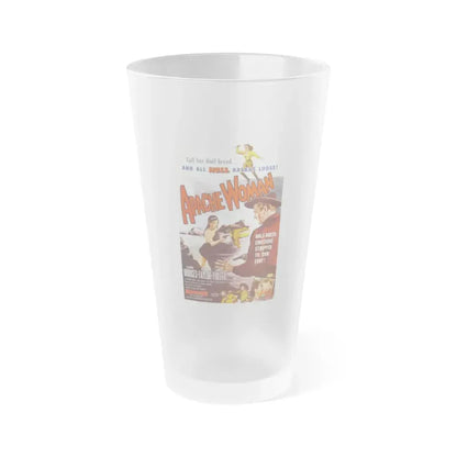 APACHE WOMAN 1955 Movie Poster - Frosted Pint Glass 16oz Default Title - Go Mug Yourself