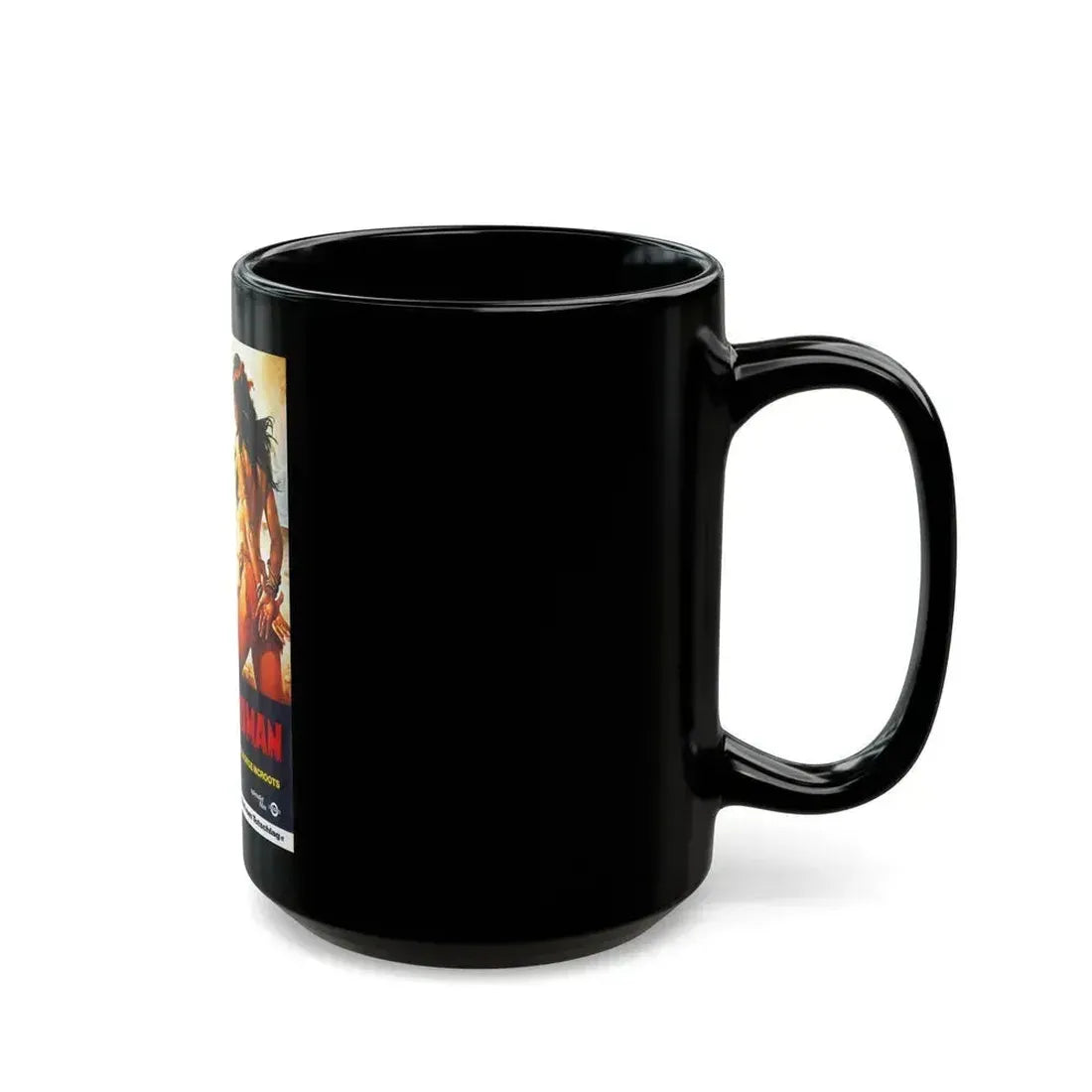 APACHE WOMAN 1976 Movie Poster - Black Coffee Mug - Go Mug Yourself