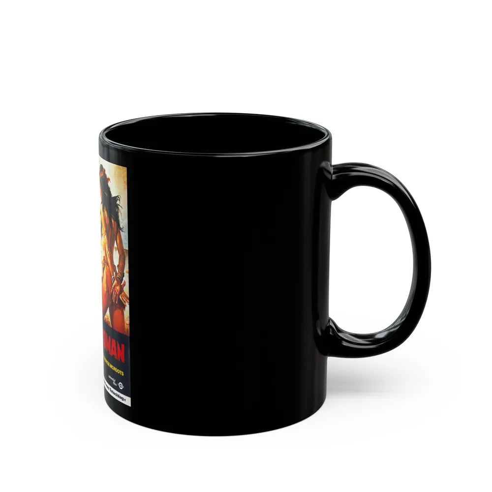 APACHE WOMAN 1976 Movie Poster - Black Coffee Mug-Go Mug Yourself