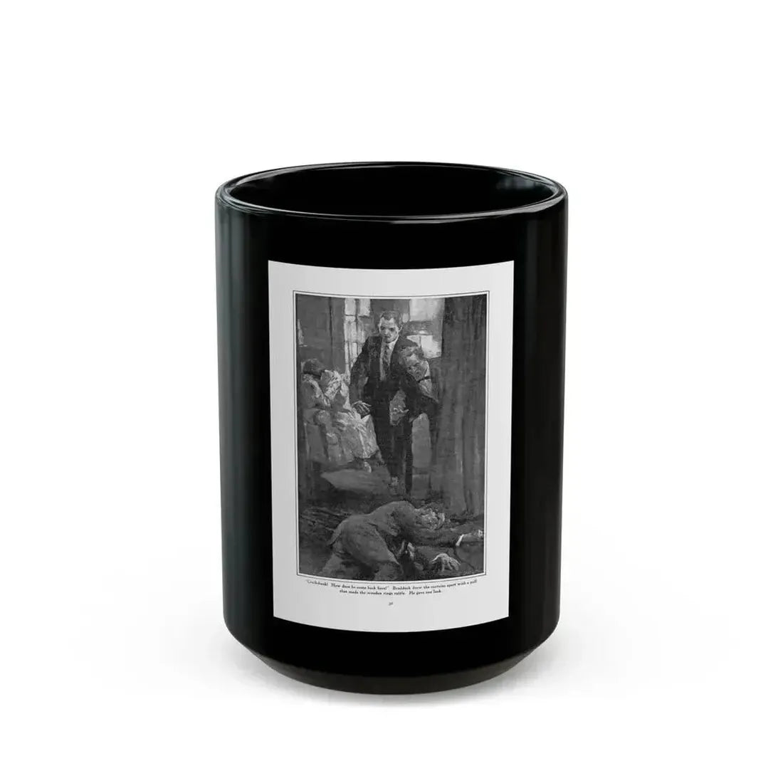 Apartment 4D, Everybody's Magazine, August 1924 - Black Coffee Mug - Go Mug Yourself