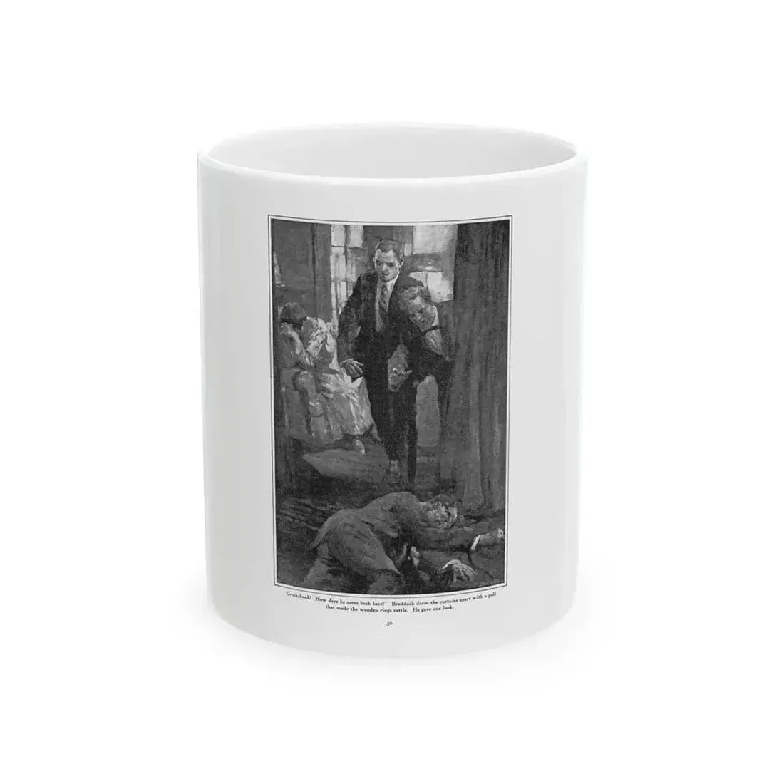 Apartment 4D, Everybody's Magazine, August 1924 - White Coffee Mug 11oz - Go Mug Yourself