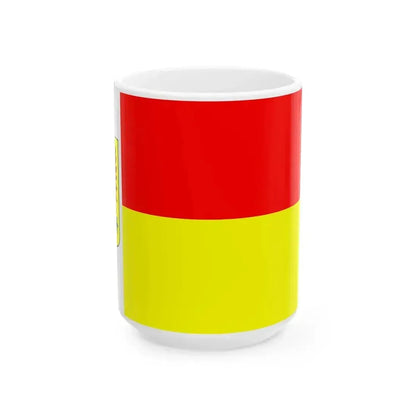 Apeldoorn vlag 2-1 (Netherlands) White Coffee Mug 15oz - Go Mug Yourself