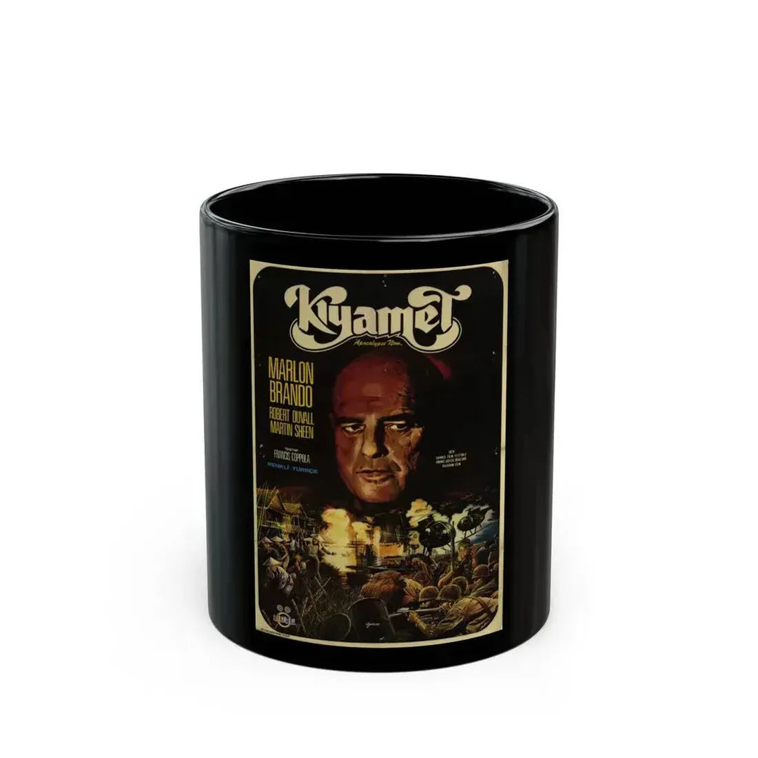 APOCALYPSE NOW (FOREIGN) 1979 Movie Poster - Black Coffee Mug 11oz - Go Mug Yourself