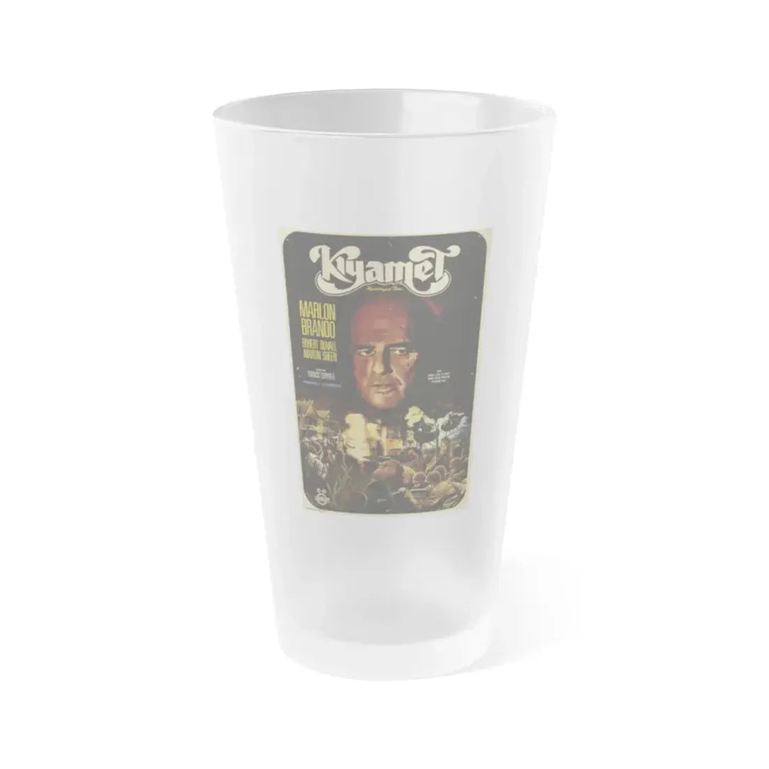 APOCALYPSE NOW (FOREIGN) 1979 Movie Poster - Frosted Pint Glass 16oz Default Title - Go Mug Yourself