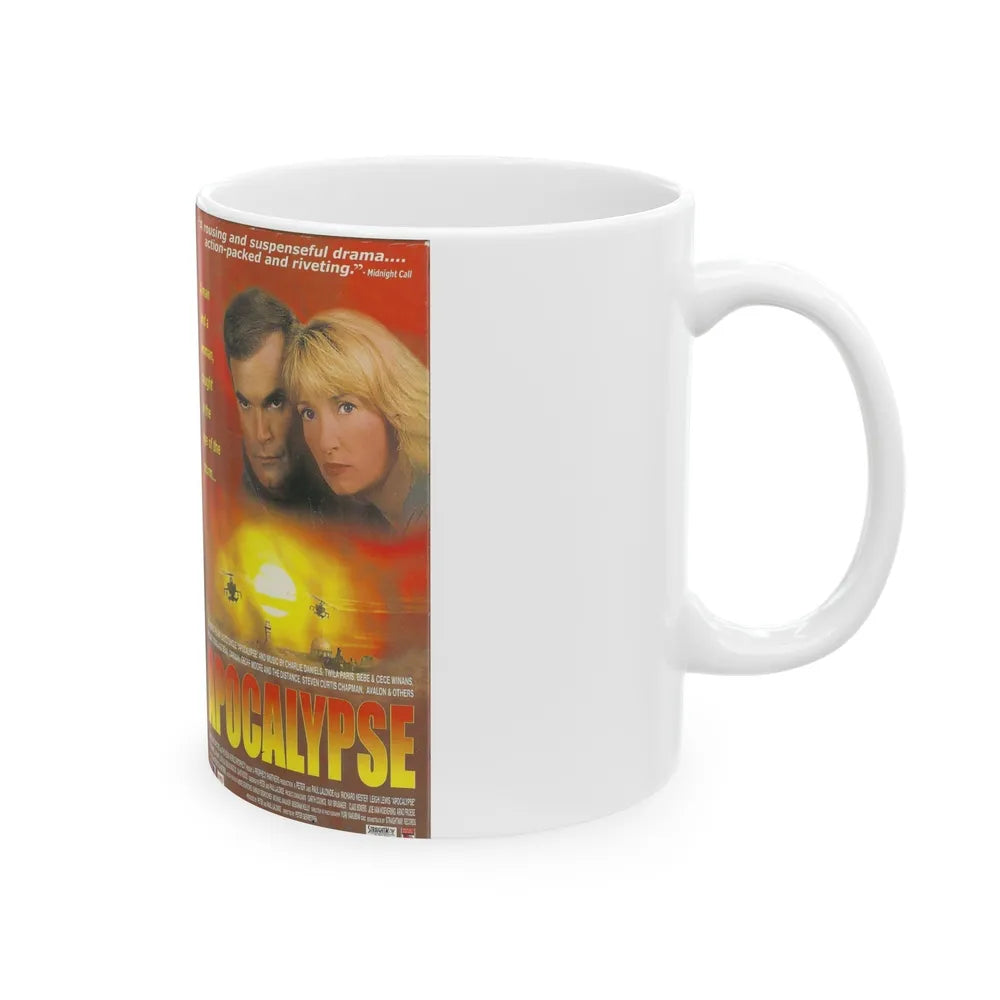 APOCALYPSE (VHS COVER) - White Coffee Mug-Go Mug Yourself