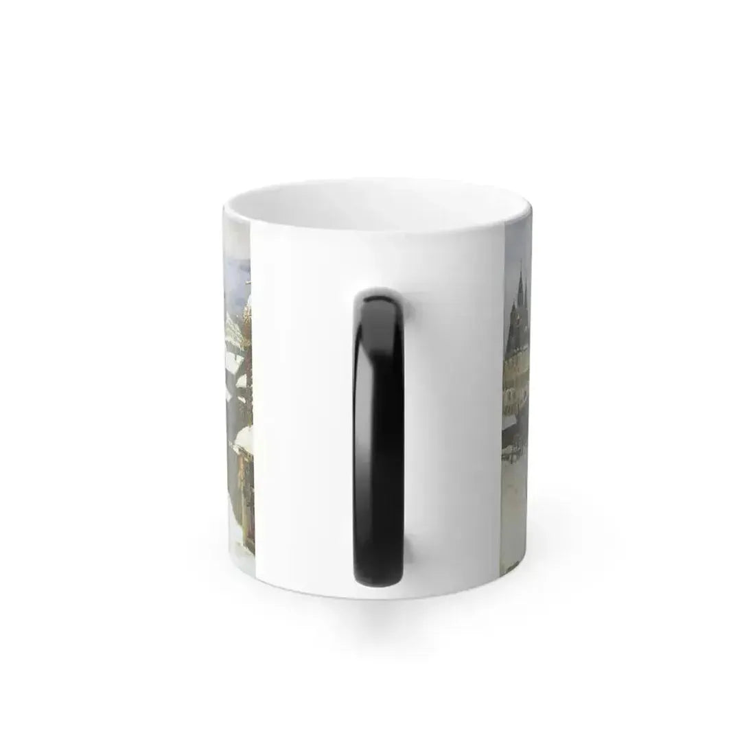 Apollinary Vasnetsov (1856-1933) All-Saints Stone Bridge Moscow of the late 17th century - Oil on Canva-0 - Color Changing Mug 11oz - Go Mug Yourself