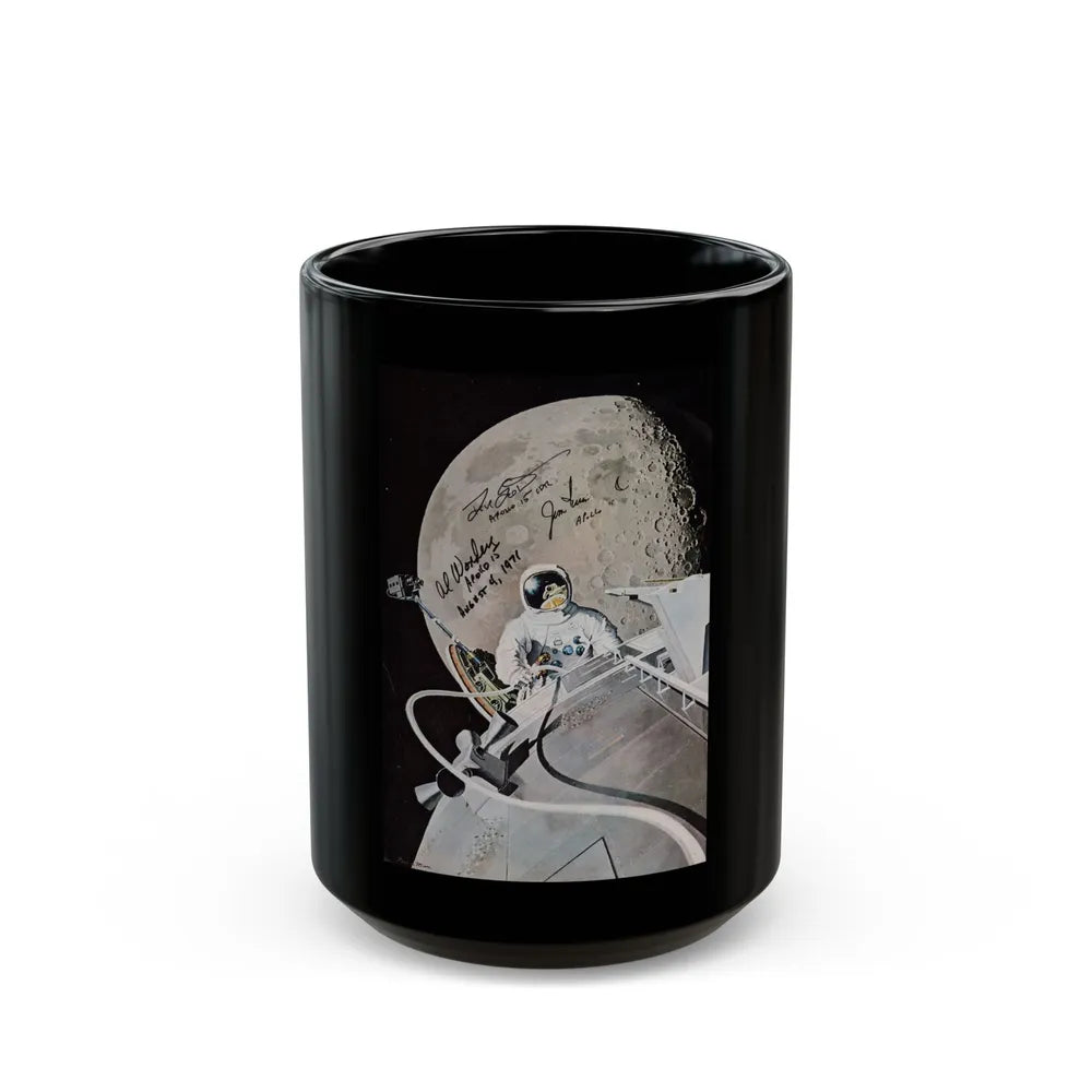 Apollo 15 - Black Coffee Mug-15oz-Go Mug Yourself