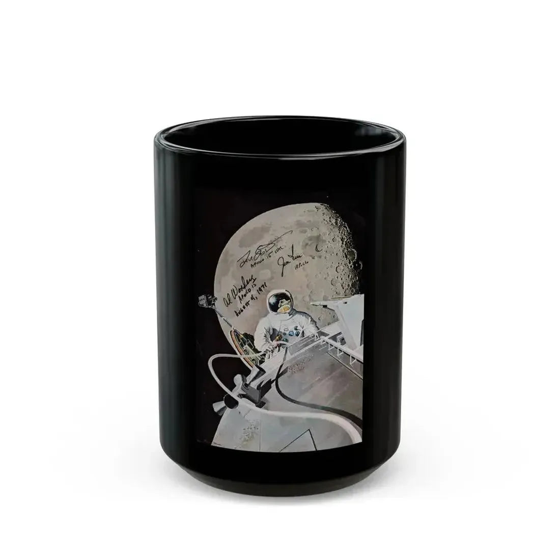 Apollo 15 - Black Coffee Mug 15oz - Go Mug Yourself
