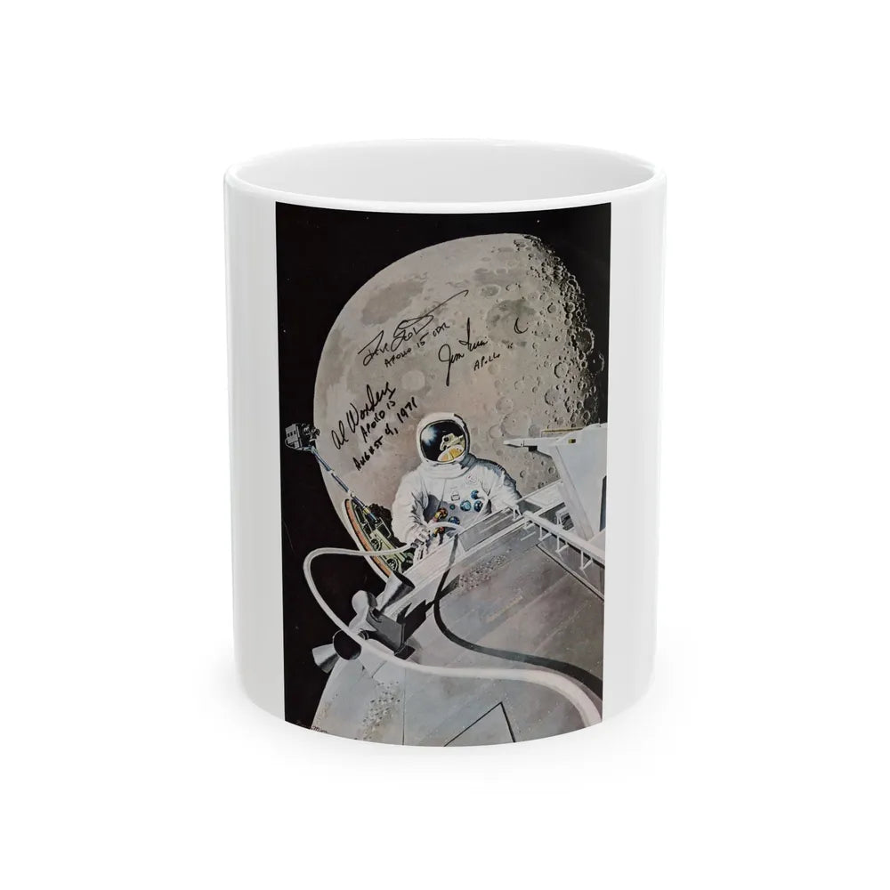 Apollo 15 - White Coffee Mug-11oz-Go Mug Yourself