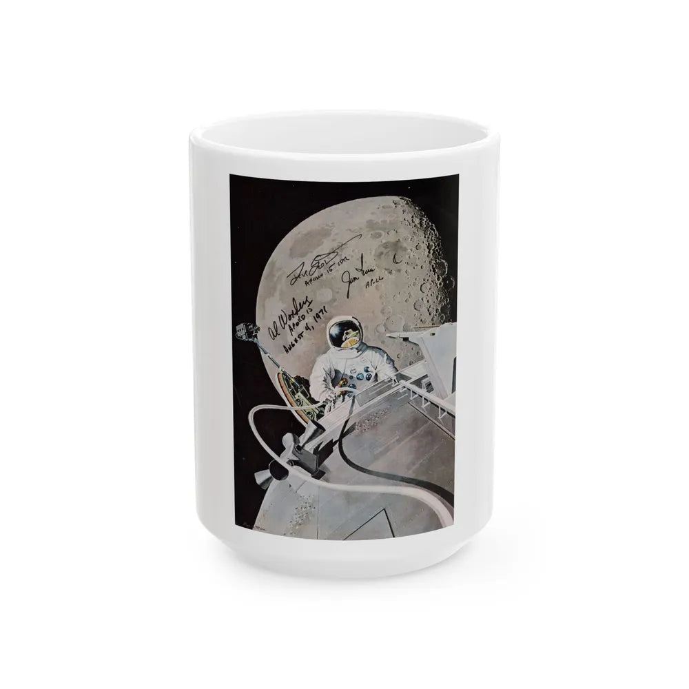 Apollo 15 - White Coffee Mug-15oz-Go Mug Yourself