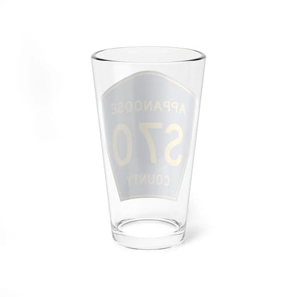 Appanoose County Route S70 IA (Iowa) (Road Sign) Pint Glass 16oz - Go Mug Yourself