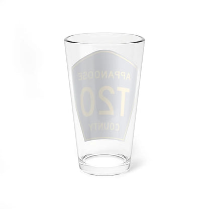 Appanoose County Route T20 IA (Iowa) (Road Sign) Pint Glass 16oz - Go Mug Yourself