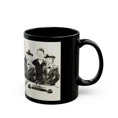 Apparel Arts Magazine Illustration - Black Coffee Mug - Go Mug Yourself