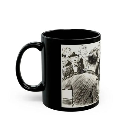 Apparel Arts Magazine Illustration - Black Coffee Mug - Go Mug Yourself