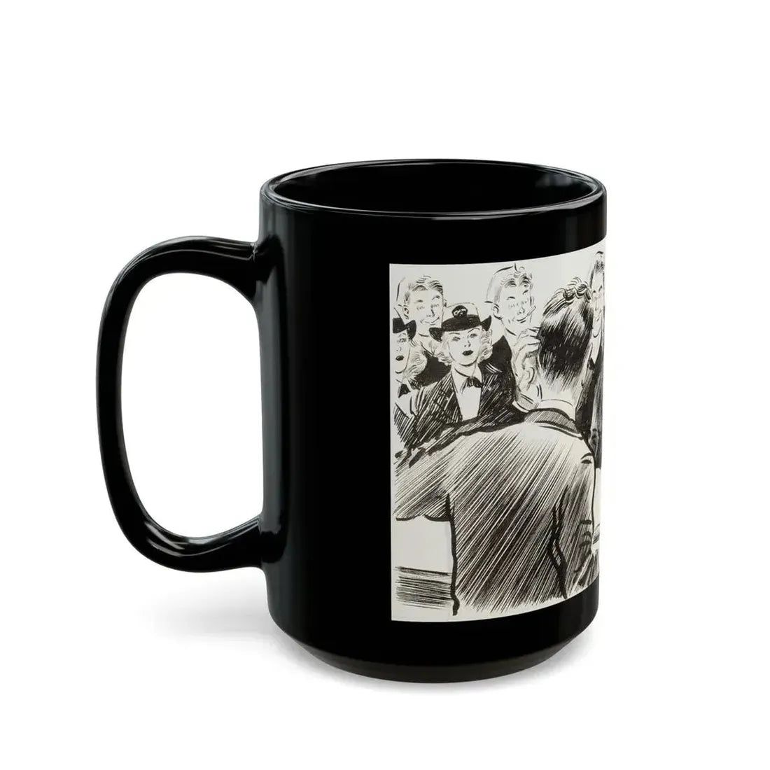 Apparel Arts Magazine Illustration - Black Coffee Mug - Go Mug Yourself