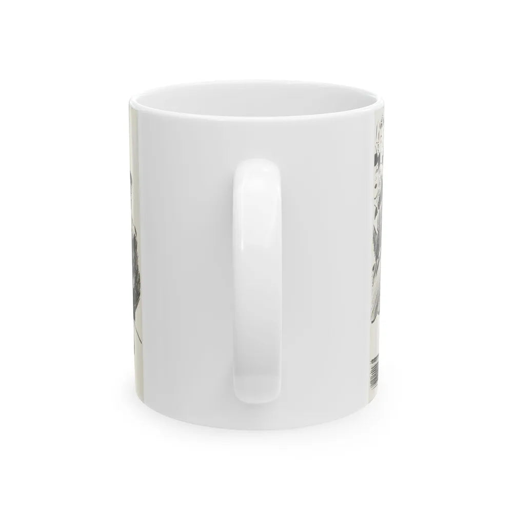 Apparel Arts Magazine Illustration - White Coffee Mug-Go Mug Yourself