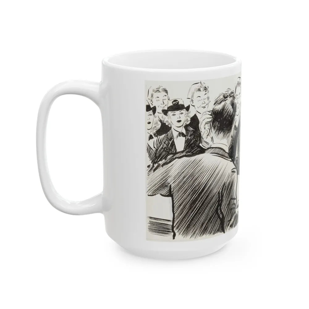 Apparel Arts Magazine Illustration - White Coffee Mug-Go Mug Yourself