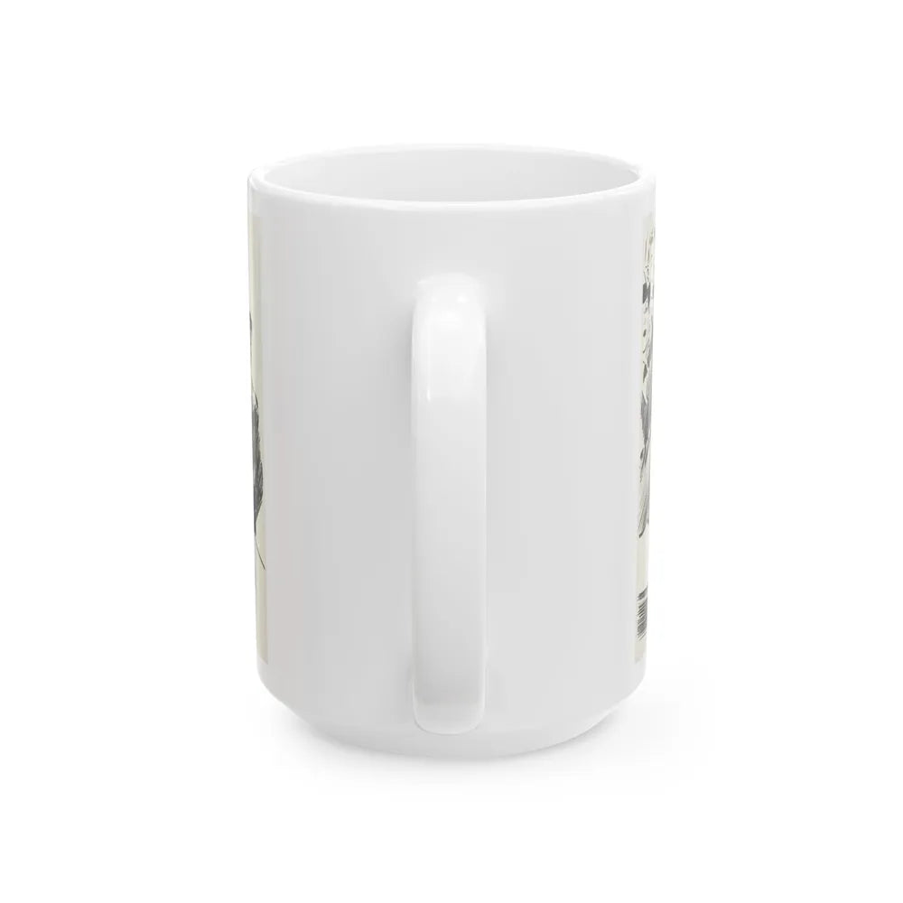 Apparel Arts Magazine Illustration - White Coffee Mug-Go Mug Yourself