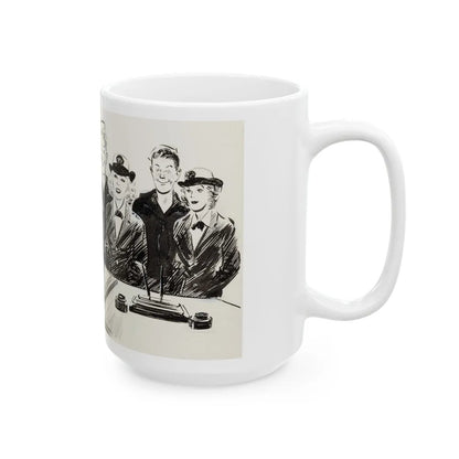 Apparel Arts Magazine Illustration - White Coffee Mug-Go Mug Yourself